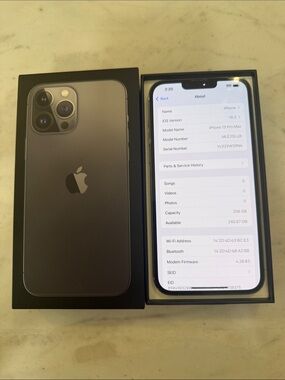Apple iPhone 13 Pro Max - Graphite/Space Gray - 256GB Unlocked